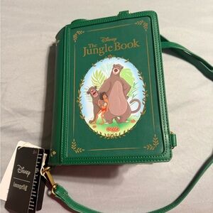 Loungefly Jungle Book Green Crossbody Bag & Wallet